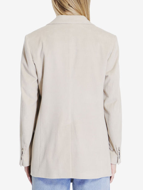 MAX MARA Elegant Sand Corduroy Jacket