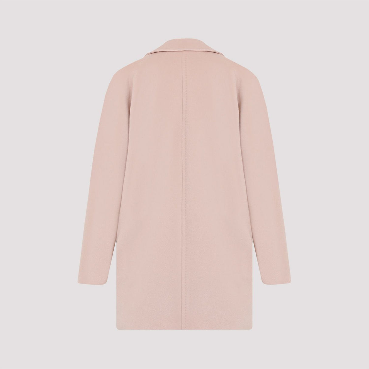 MAX MARA Elegant Nude Cashmere-Wool Blend Jacket