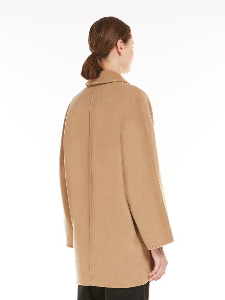 MAX MARA Beige Woolen Women's Short Jacket for Fall and Winter 2024