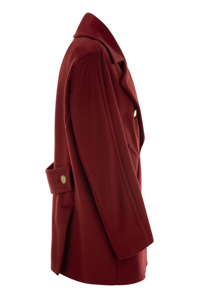 MAX MARA Oversized Double Cashmere Caban Jacket