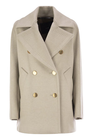 MAX MARA Oversized Double Cashmere Caban Jacket