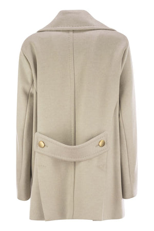 MAX MARA Oversized Double Cashmere Caban Jacket