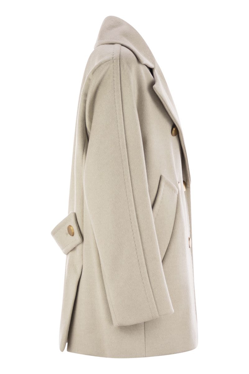 MAX MARA Oversized Double Cashmere Caban Jacket