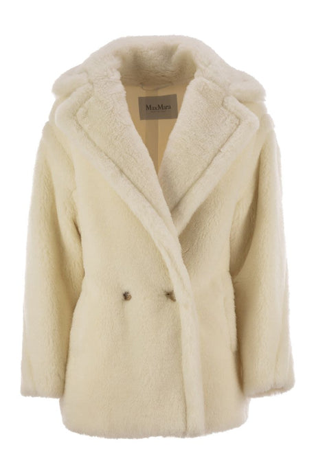 MAX MARA OLGA - TEDDY BEAR ICON Jacket SHORT IN ALPACA AND WOOL