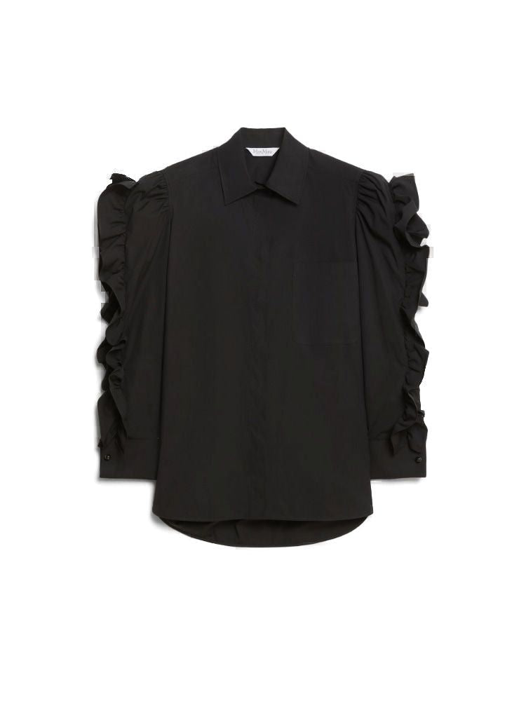 MAX MARA Elegant Black Pleiadi Shirt