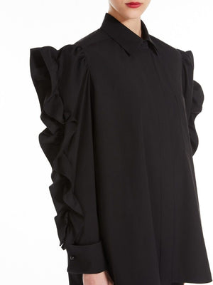 MAX MARA Elegant Black Pleiadi Shirt