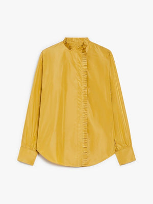 MAX MARA Chic Mustard Blouse for Women - Fall/Winter 2024