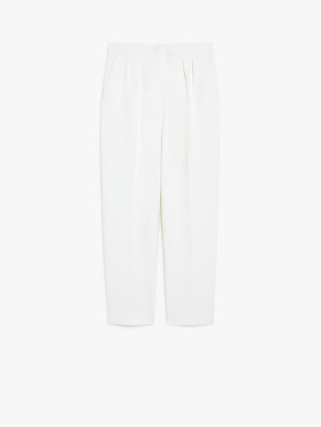 MAX MARA VERBANO LONG TROUSER WHITE