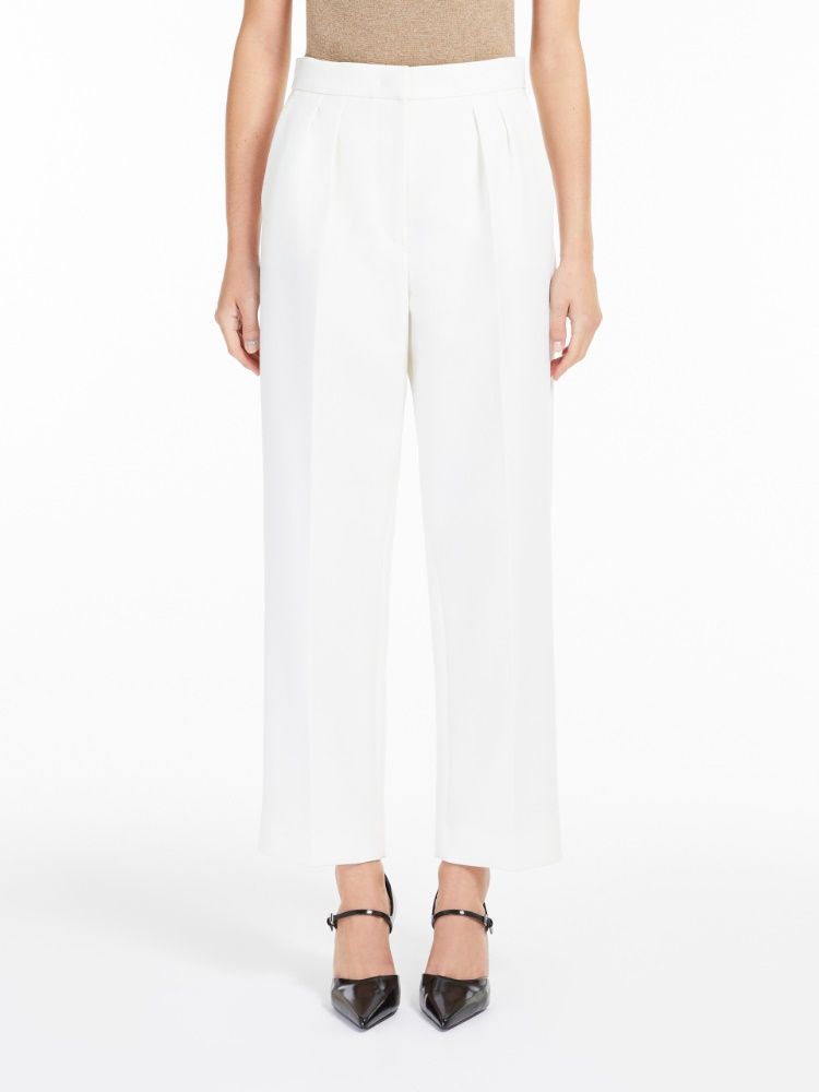 MAX MARA VERBANO LONG TROUSER WHITE