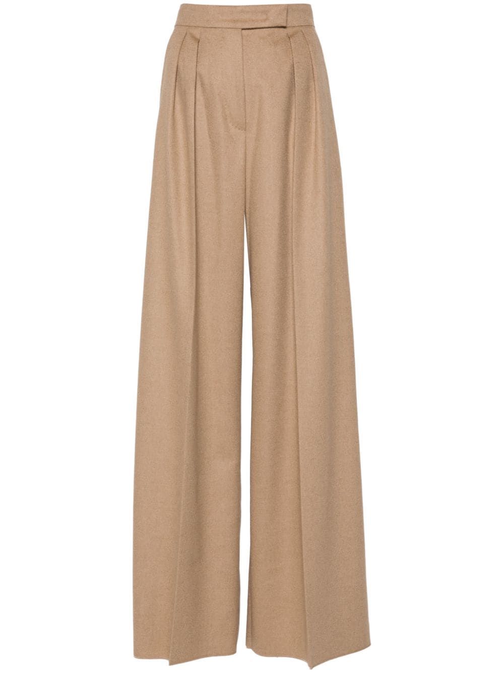 MAX MARA Luxurious Camel Wool Trousers for Women - FW24