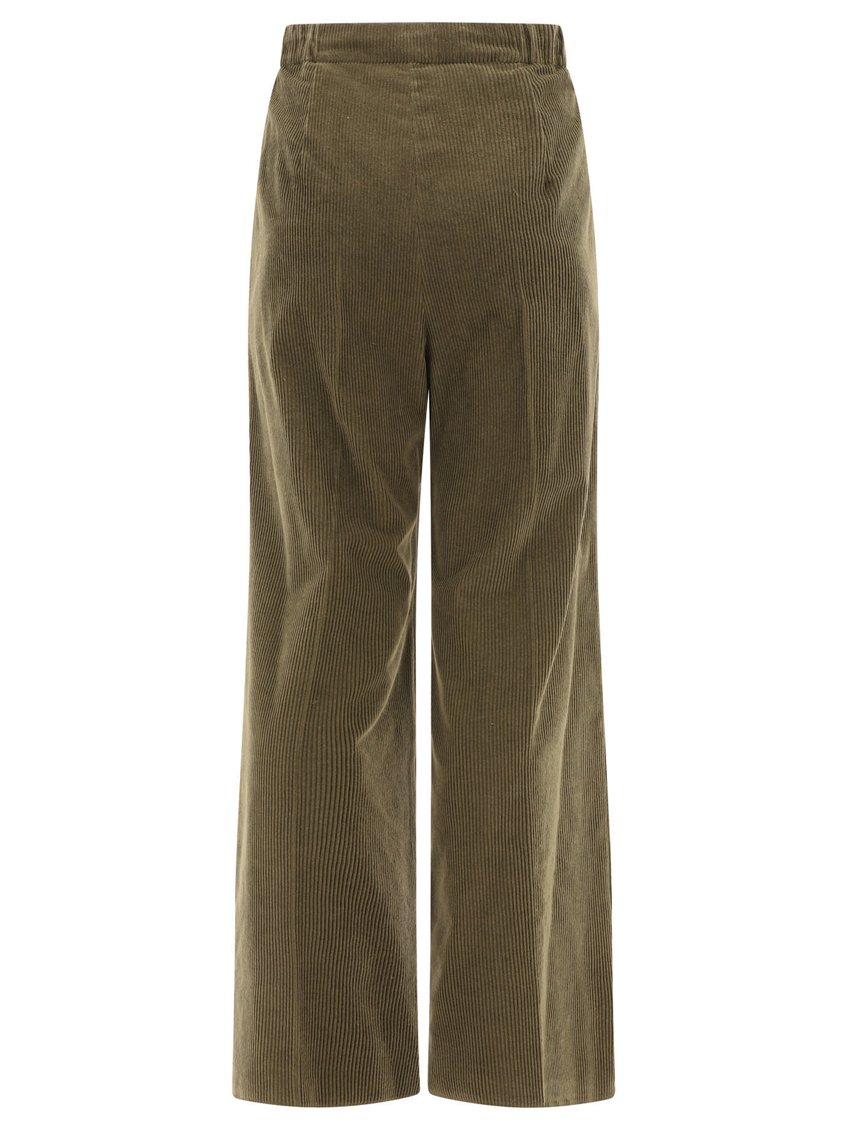 MAX MARA Lush Green Corduroy Trousers