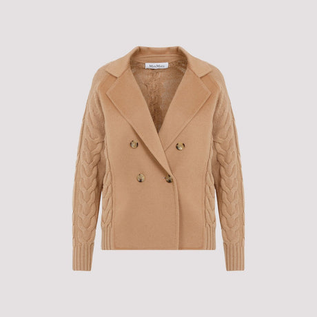 MAX MARA Luxurious Cashmere Blend Knit Jacket