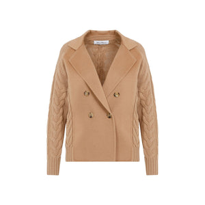 MAX MARA Luxurious Cashmere Blend Knit Jacket