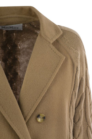 MAX MARA Elegant Wool-Cashmere Caban Jacket