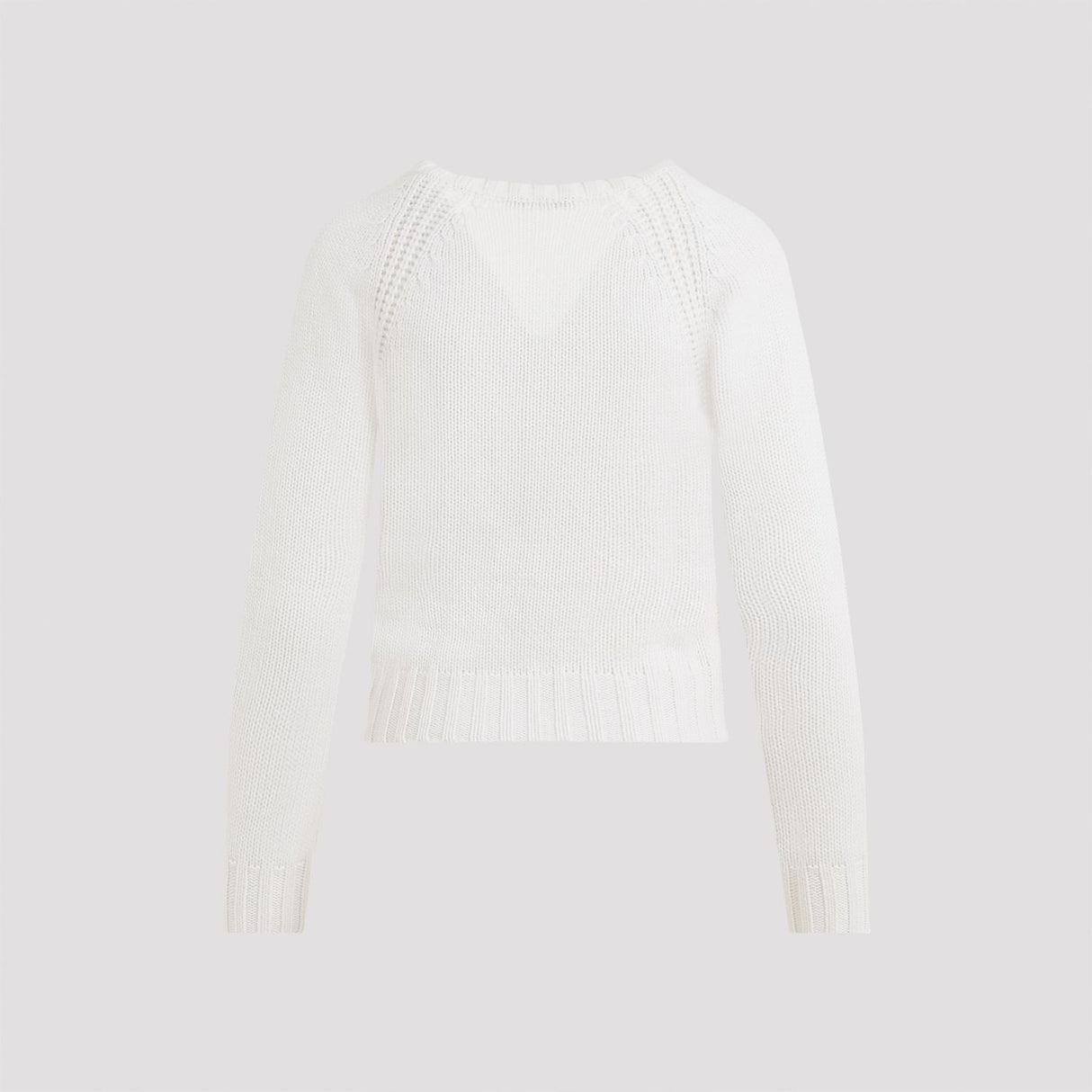 MAX MARA V-Neck Cable Sweater