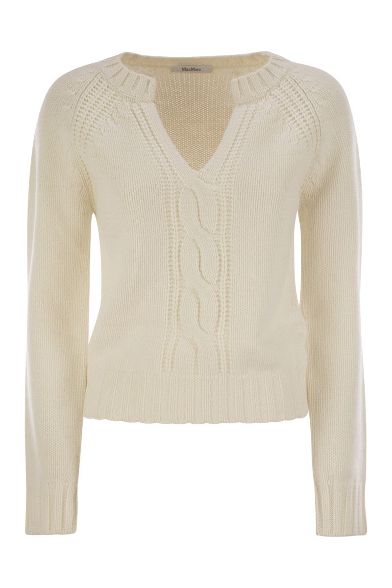 MAX MARA Luxurious Knit Sweater in Virgin Wool - Regular Fit