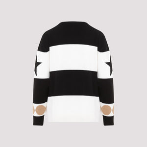 MAX MARA Luxury Striped Wool-Cashmere Sweater