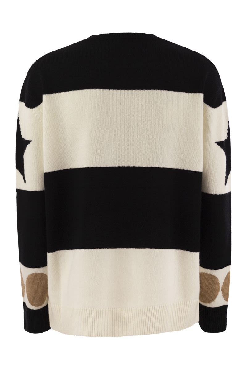 MAX MARA Elegant Silk Twill Crew-Neck Pullover