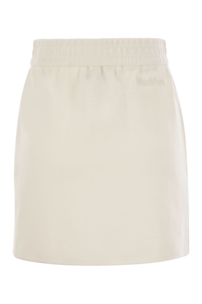 MAX MARA Soft Wool and Cashmere Mini Skirt