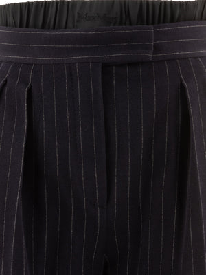 MAX MARA High Rise Pinstriped Trousers