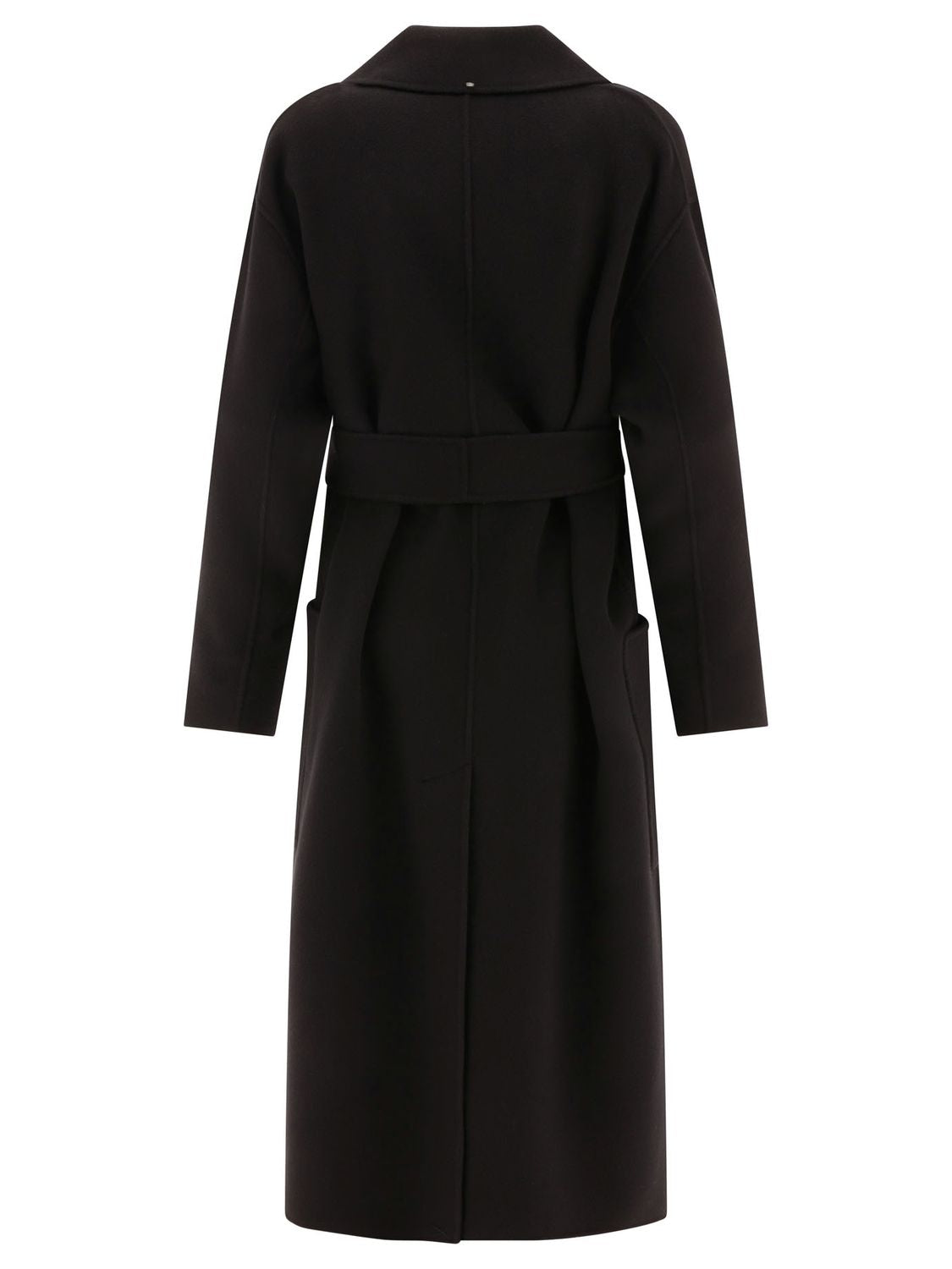 MAX MARA SPORTMAX Elegant Oversized Wool Jacket with Belt