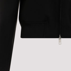 MAX MARA SPORTMAX Elegant Wool Bomber Jacket