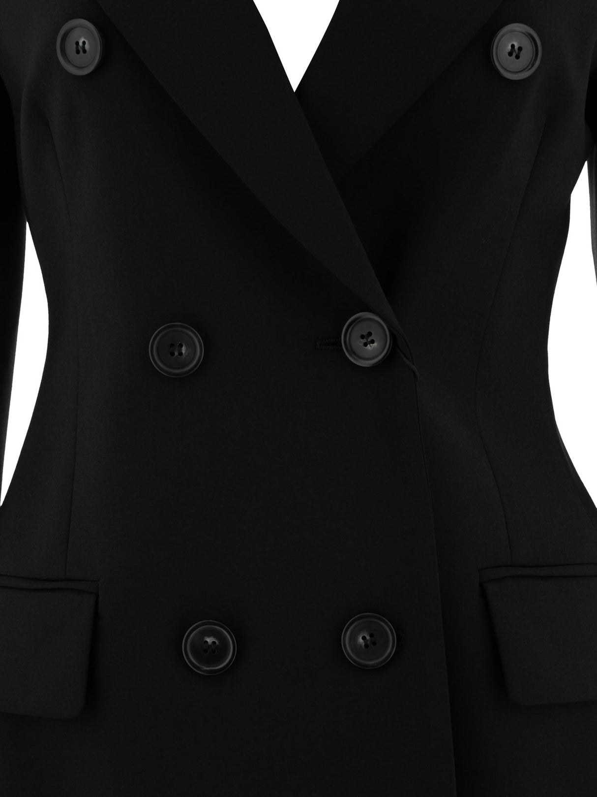 MAX MARA SPORTMAX Adamo Wool Stretch Double-Breasted Blazer