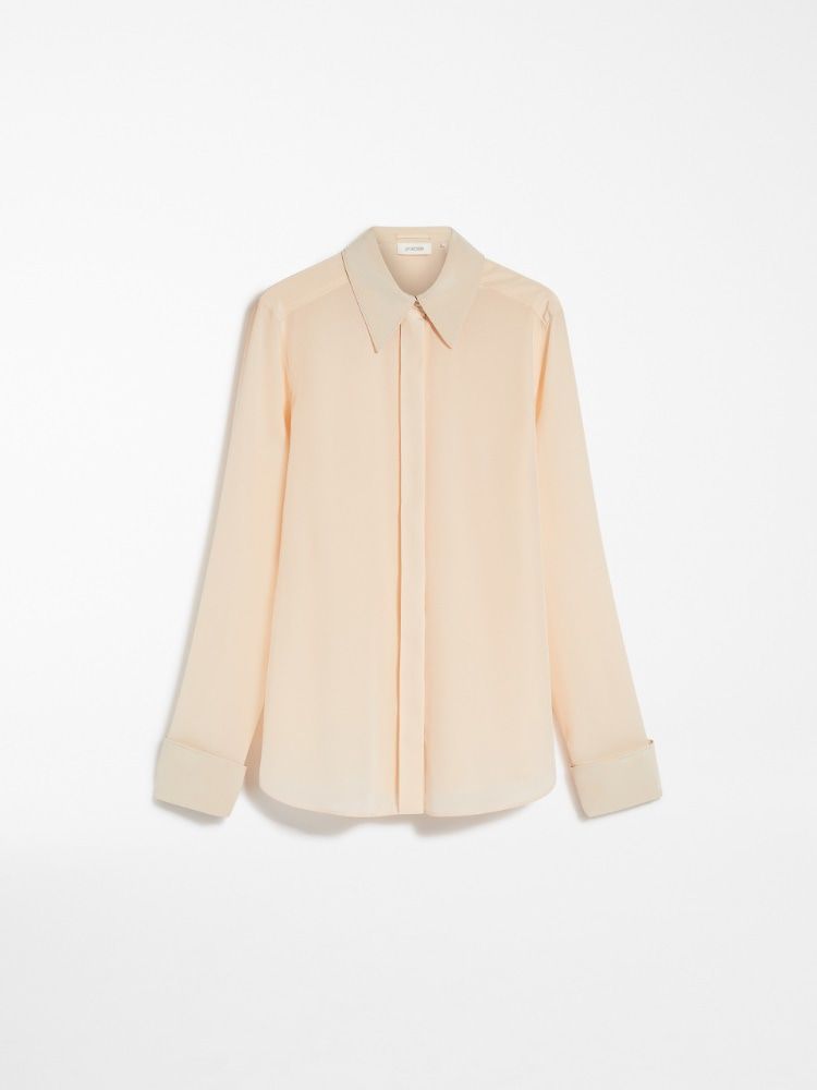 MAX MARA SPORTMAX Elegant Beige Silk Shirt