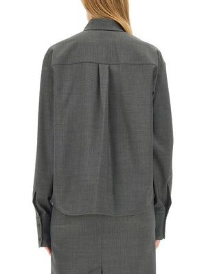 MAX MARA SPORTMAX Stylish Women's Wool Shirt - Size 40 IT