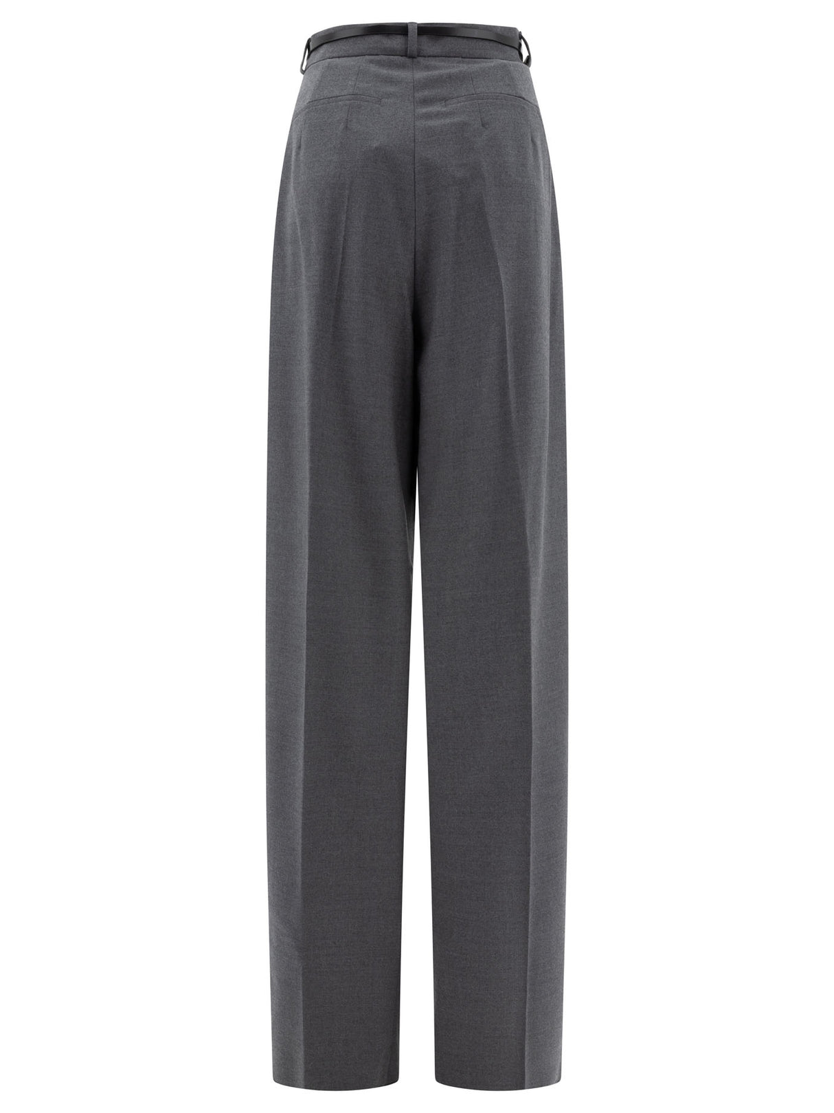 MAX MARA SPORTMAX Oversized Stretch Wool Trousers - High Rise