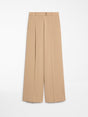 MAX MARA SPORTMAX Cozy Chic: Tan Long Trousers for Women