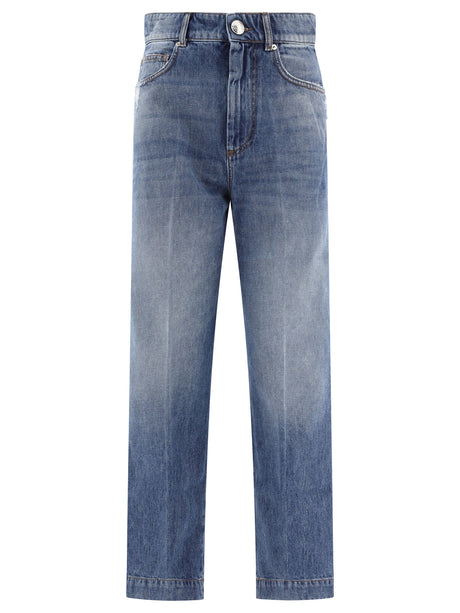 MAX MARA SPORTMAX Cropped High-Rise Regular Fit Jeans