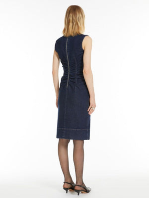 MAX MARA SPORTMAX Navy Blue Chic Ampex Mini Dress