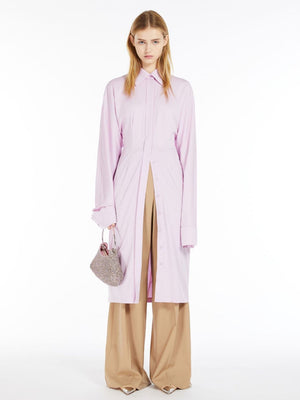 MAX MARA SPORTMAX Elegant Silk Blend Mini Dress in Blush Pink