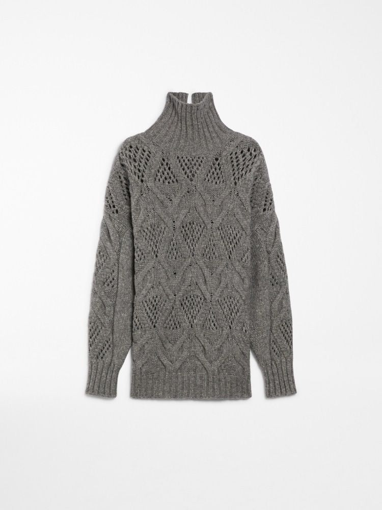 MAX MARA SPORTMAX Chic Grey Edicola Top for Women - FW24 Collection