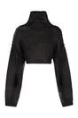 MAX MARA SPORTMAX Chic Crop Sweater with Porthole Sleeves