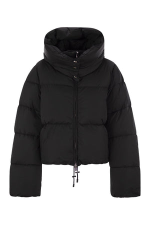 MAX MARA SPORTMAX Oversized Waterproof Down Jacket with Removable Hood