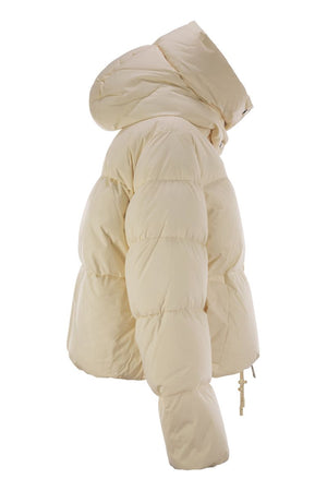 MAX MARA SPORTMAX Oversized Waterproof Down Jacket with Removable Hood