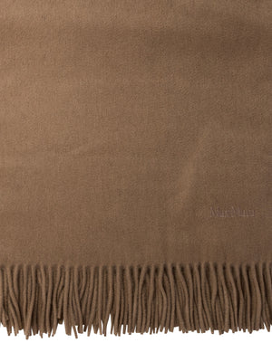 MAX MARA Elegant Cashmere Stole with Embroidery, 196 x 70 cm