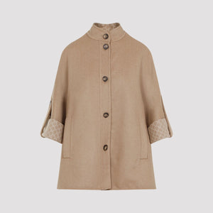 MAX MARA Elegant Neutral Reversible Cape