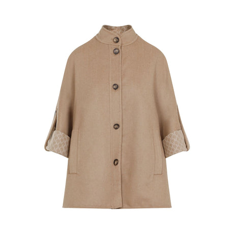 MAX MARA Elegant Neutral Reversible Cape