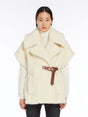 MAX MARA NEWABAVO1 PONCHO WHITE