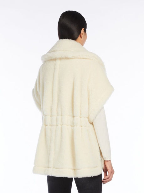 MAX MARA NEWABAVO1 PONCHO WHITE