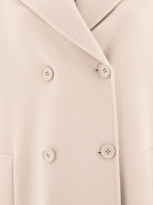 MAX MARA S Elegant Virgin Wool Jacket with Button Detail