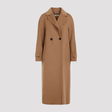 MAX MARA Double-Breasted Camel Wool Jacket