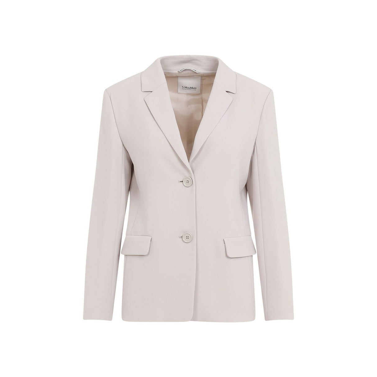 MAX MARA Elegant Nude Tailored Blazer