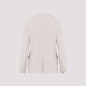 MAX MARA Elegant Nude Tailored Blazer