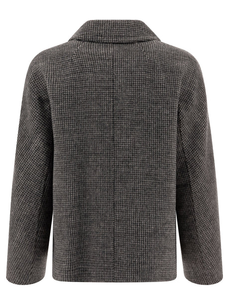 MAX MARA S Sorriso Long Sleeve Jacket in Grey