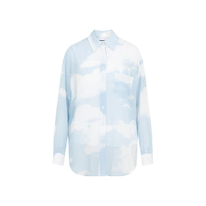 MOSCHINO COUTURE Elegant Silk Print Blouse