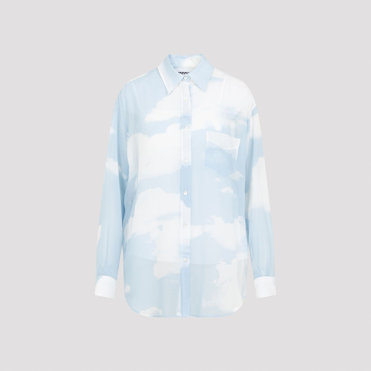 MOSCHINO COUTURE Elegant Silk Print Blouse